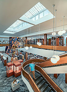 U City Library interior