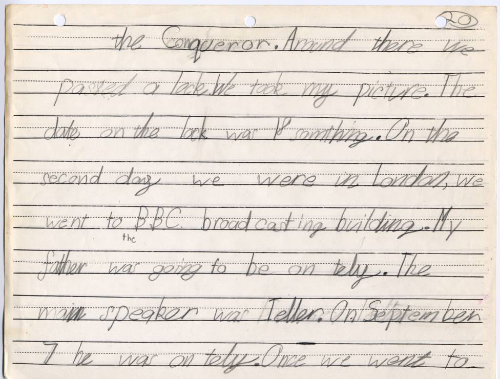 David journal