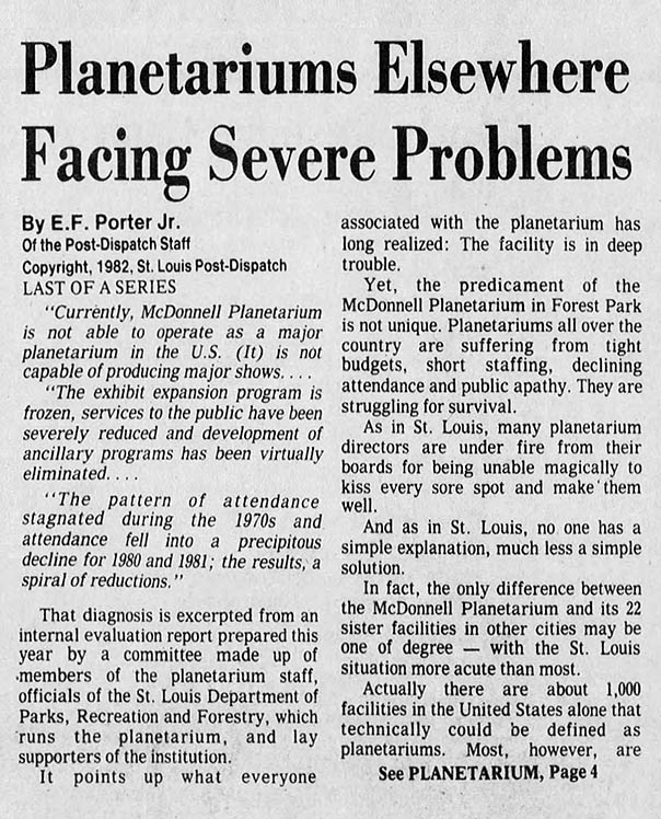 Planetariums article