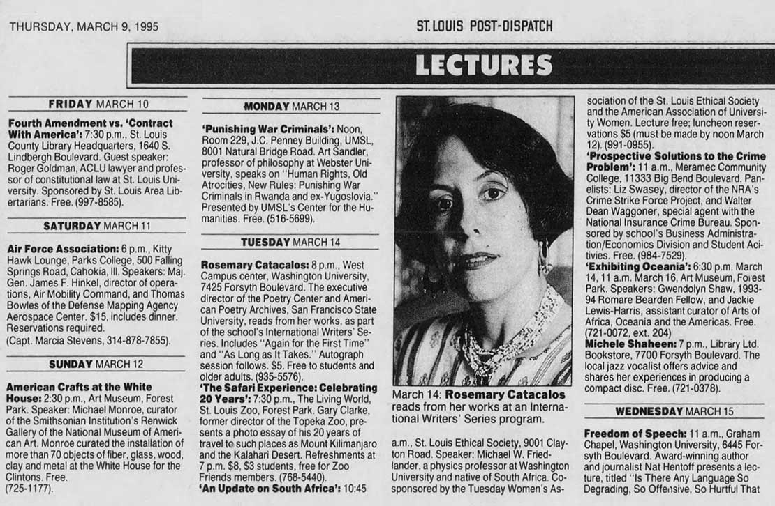 1995 talk: South Africa