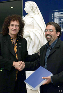Brian May and Paul Nandra