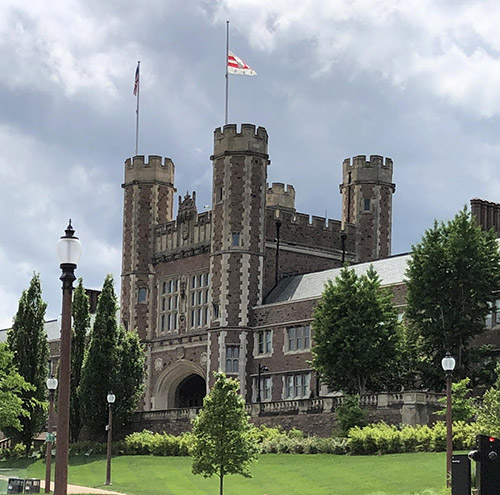 Brookings and flag