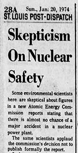 AEC report skepticism