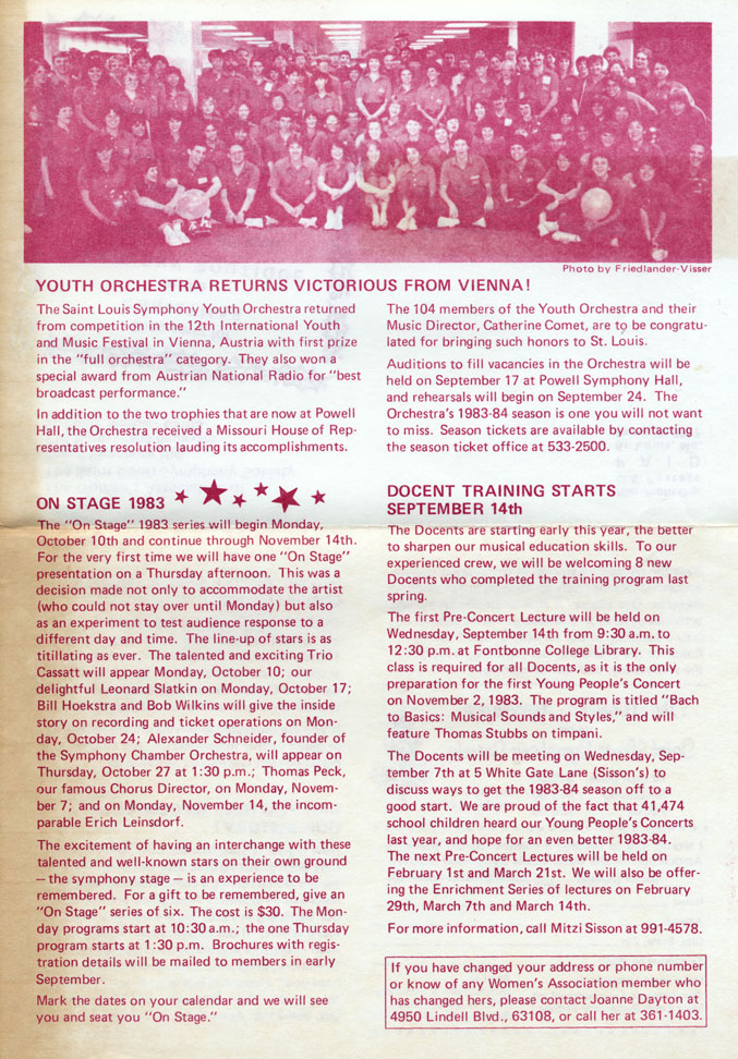 Womens Assoc Newsletter