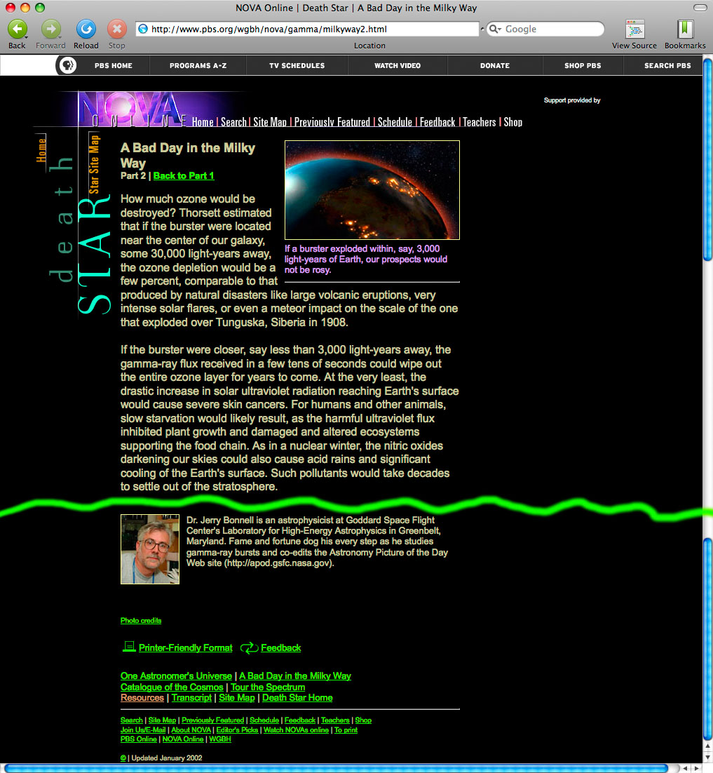NOVA program 2002