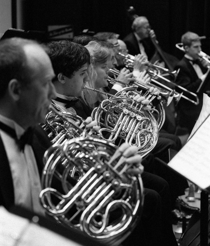 horns and trumpets
