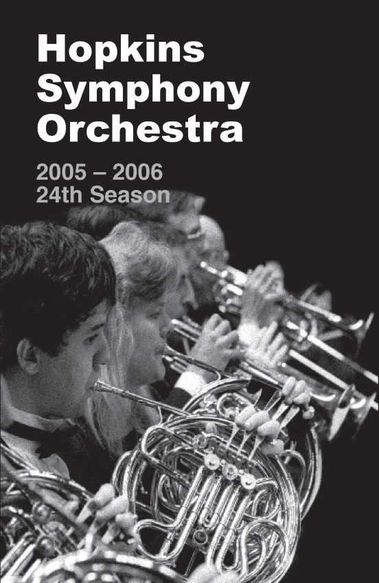 2005-06 HSO concert program cover