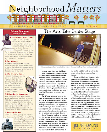 JHU Neighborhood Matters cover