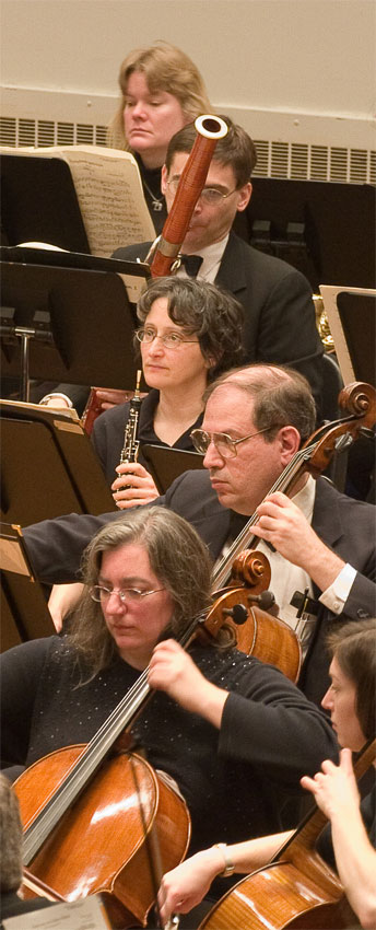 vertical crop: 6 musicians