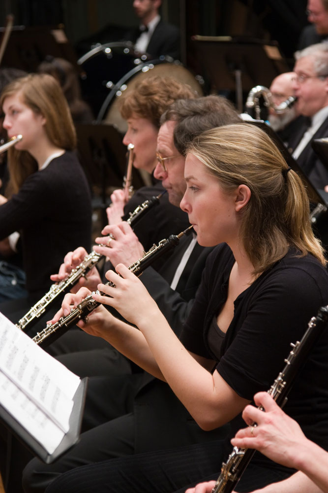 oboes and flutes
