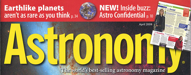 Astronomy cover detail