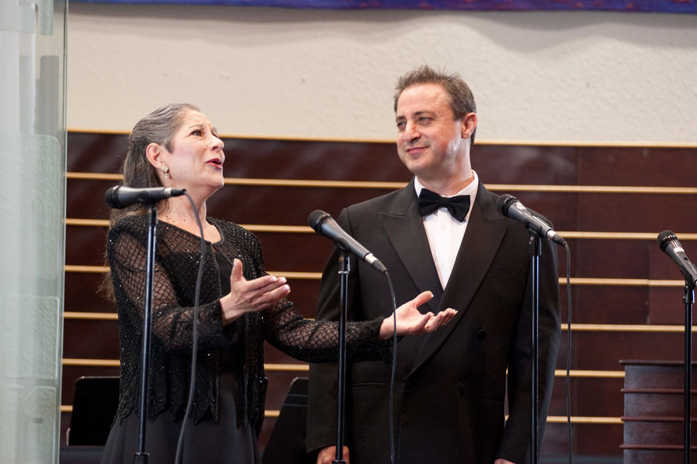 Cantors Faith Steinsnyder and David Perper