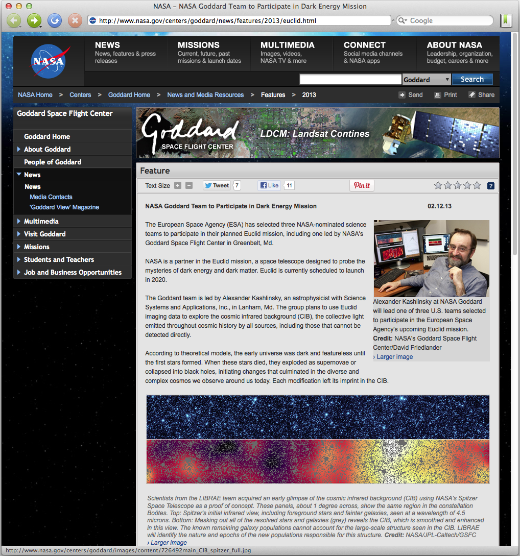 Sasha - NASA