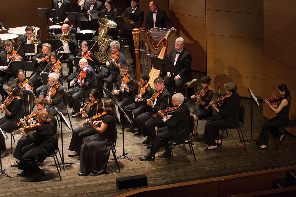orchestra, right side