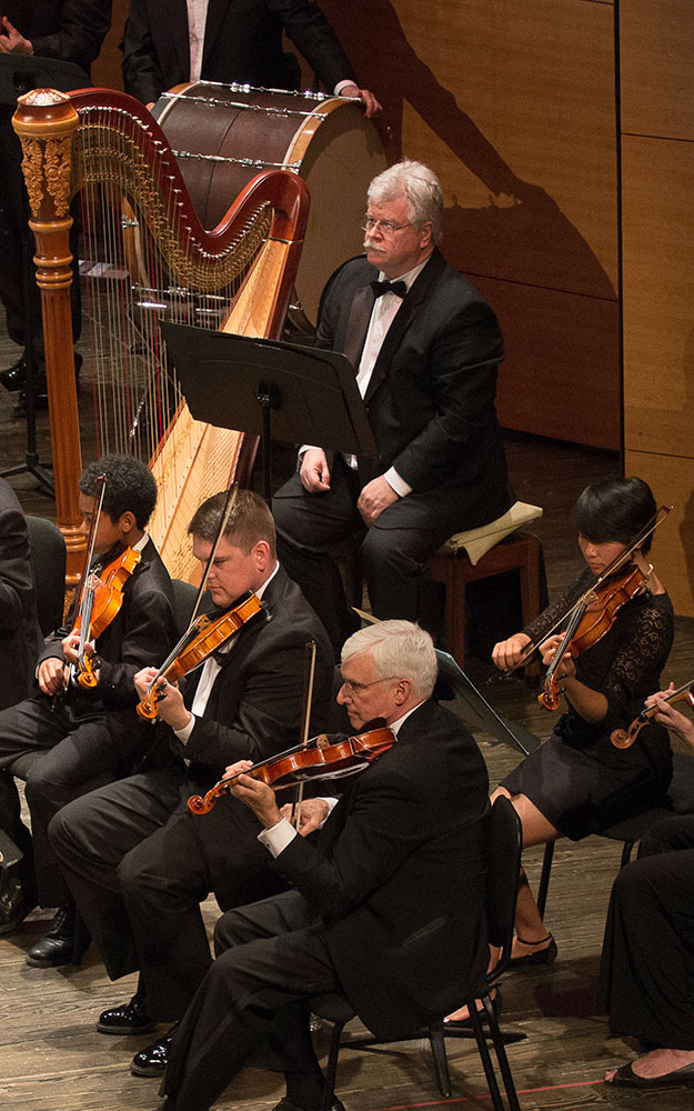 orchestra, right side