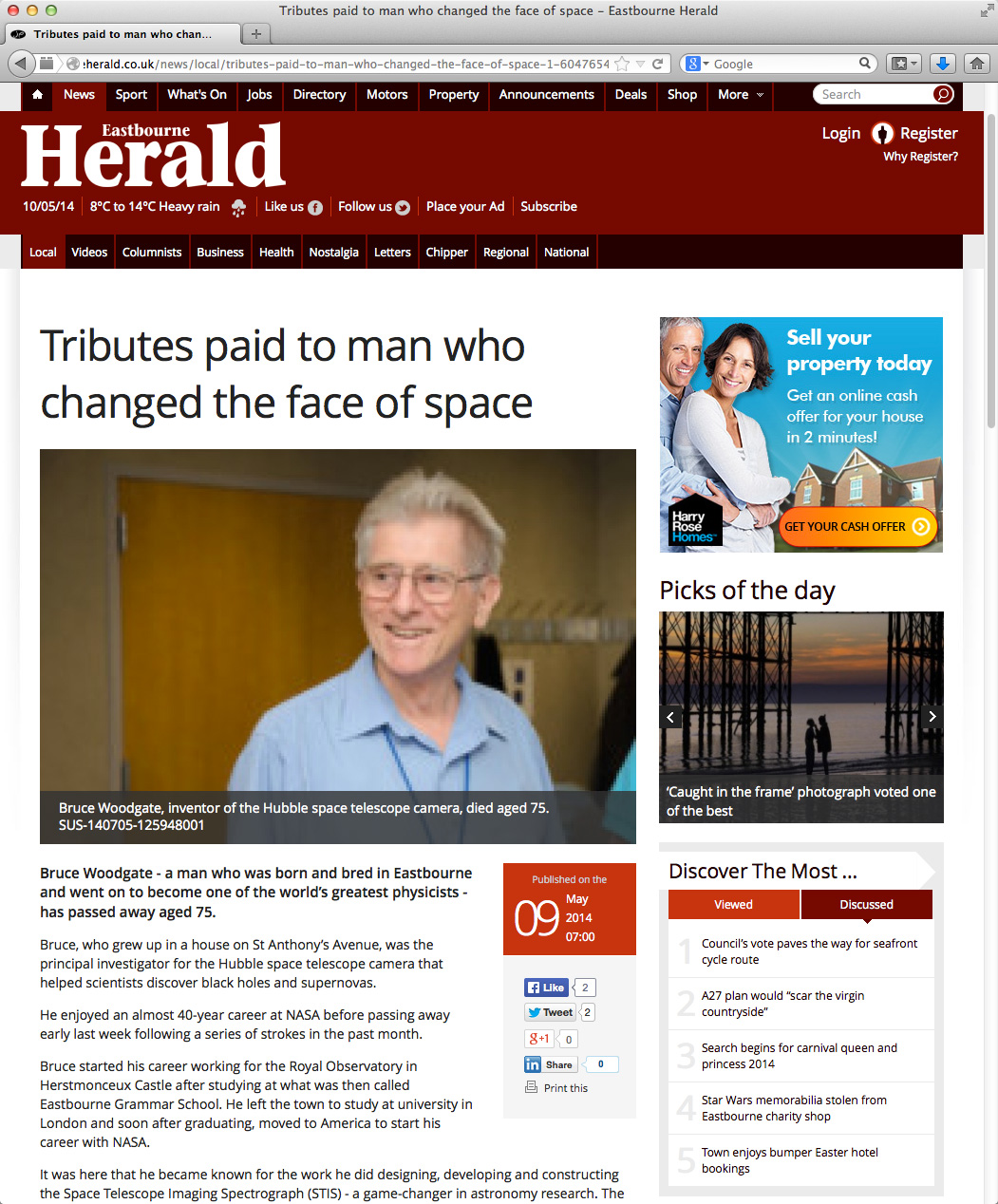Eastbourne Herald, UK