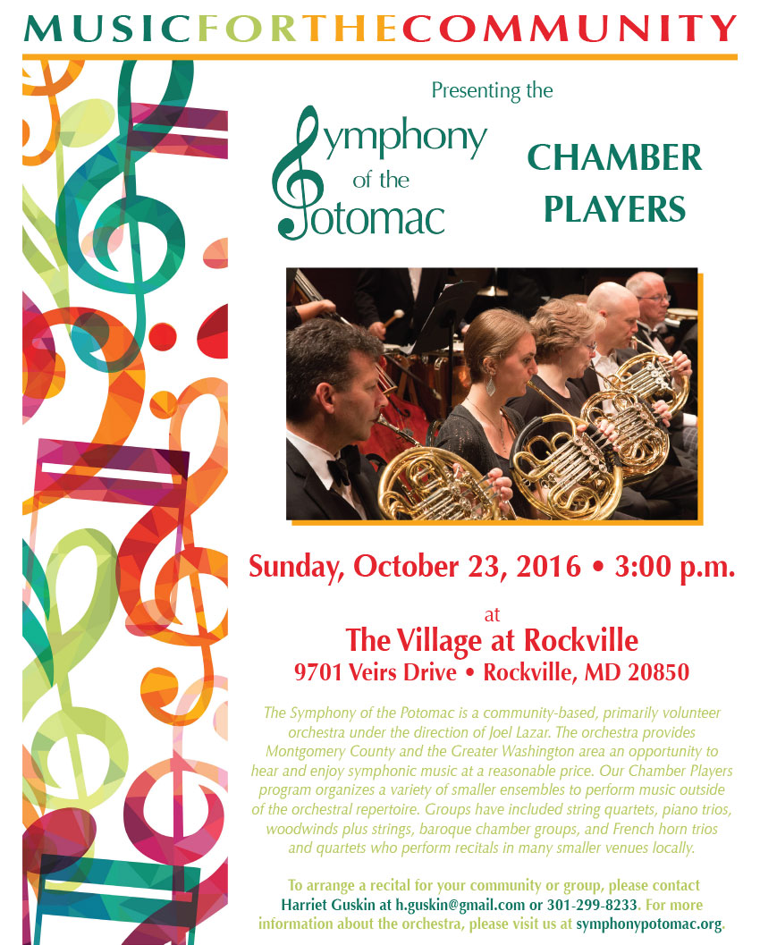 October 2016 flyer