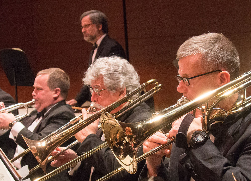 trombones playing
