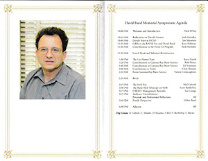 David Band
memorial program