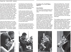HSO fall 2009 program