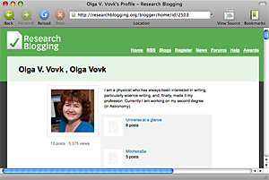 Olga Vovk blog