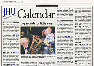 JHU Gazette 2007